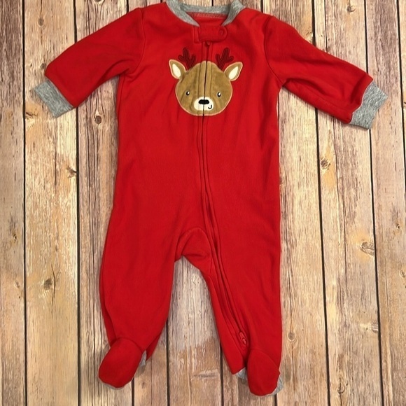 6 Month Baby Christmas Jammies - Picture 2 of 8